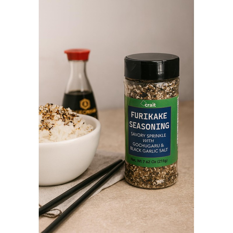Furikake Rice Seasoning Japanese with Seaweed, Sesame, Gochugaru Nori Komi