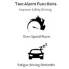 8in Car HUD Display Multifunction GPS Speedometer Fatigue Driving Alarm