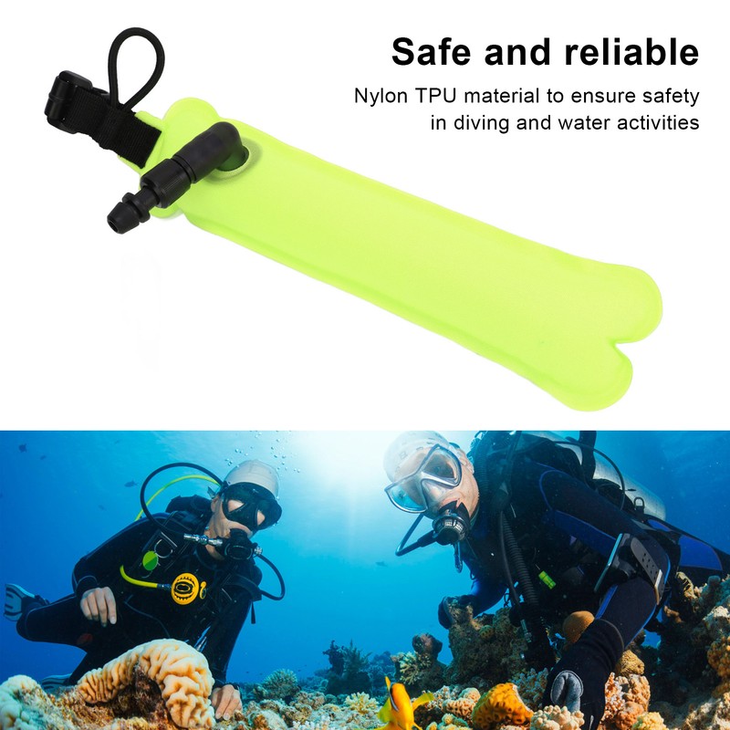 Mini Diving Buoy Integrated Valve Portable Scuba Diving Float Snorkeling