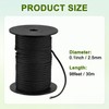 M METERXITY Recoil Starter Rope Pull Cord 2.5mm 30m, Black