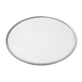 HENDI Pizza Screen, Pizza Grid, Pizza Tray, Pizza Peel, Ideal for Even Pizza Baking, Diameter 250 mm, Aluminium