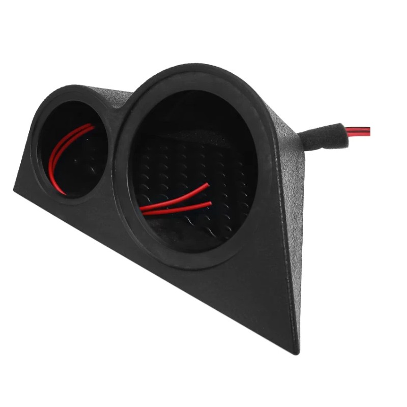 Universal Midrange & Tweeter Dash Mount Housing Pods Boxes 2-Way