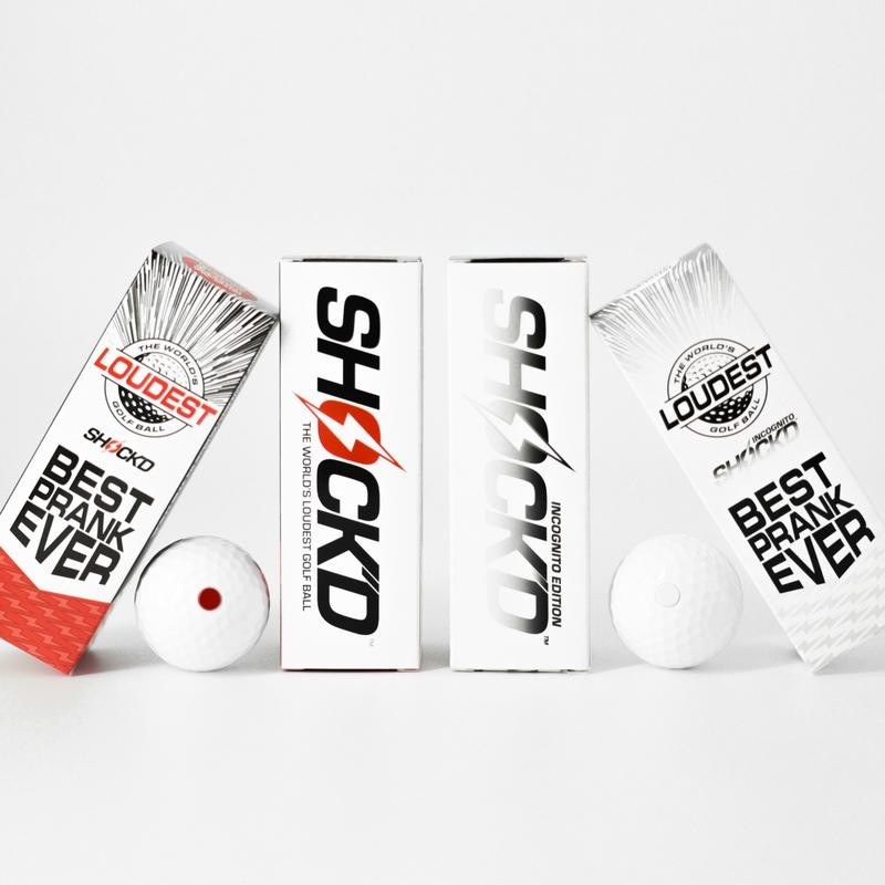 SHOCK'D Golf Balls - World's LOUDEST Golf Ball - Viral