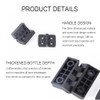 4 Pcs 50 x 70mm Door Hinges ABS Nylon Hinges