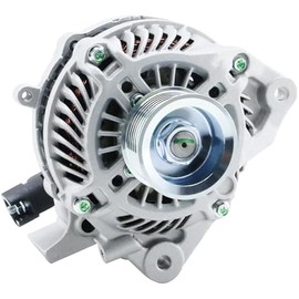 Alternator 11176N Replacement New for 2006-2011 Honda Civic 1.8L, 7-Groove Pulley, 80A 12V, 11176, 11176N, 31100RNAA01, 31100RNAA01RM, 31100RNAA012M2, AHGA67, A002TC1391, SB347, LRA3157