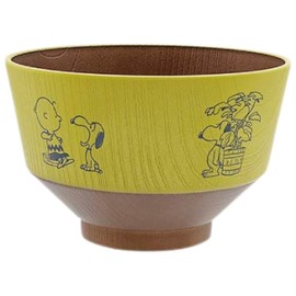 Marimo Craft SNOOPY SPZ-3864 Snoopy Soup Bowl, Green, Approx. Φ4.3 x H2.8 inches (110 x 71 mm)