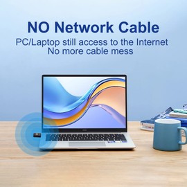 600Mbps Wireless USB WiFi Adapter for PC,AC600M USB WiFi Dongle 802.11ac Wireless Network Adapter with Dual Band 2.4GHz/5Ghz for Desktop Laptop Support Windows 10/8/7/XP, MAC OS,Linux etc