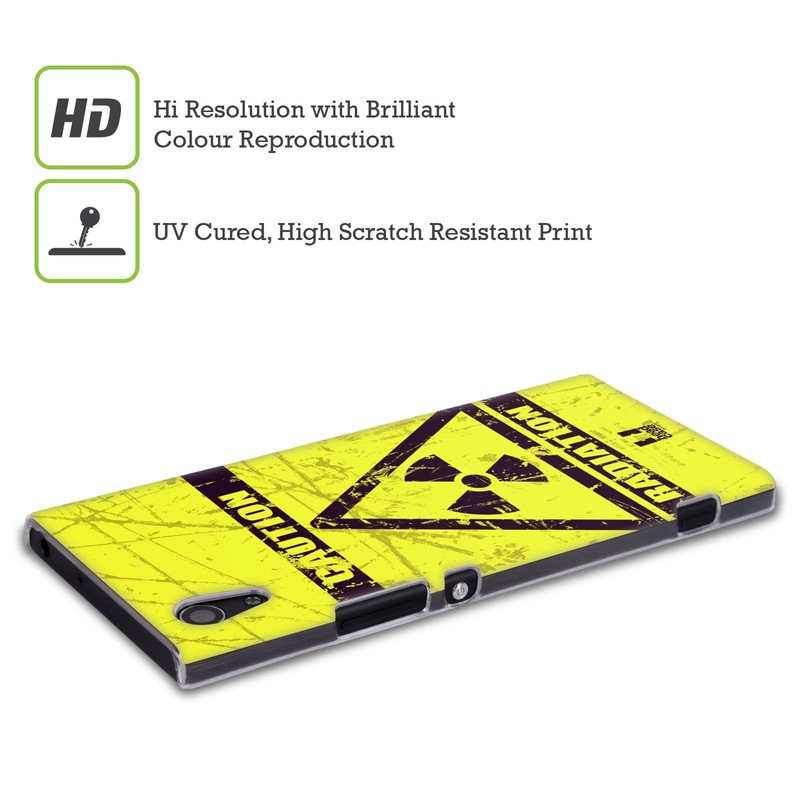 Head Case Designs Hazard Symbol Back Case For Sony Mobile