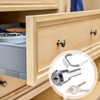 A Set Silver Universal Stainless Toolbox Lock, Iron Cabinet Insert