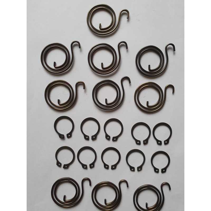 Door Handle Repair Kit Includes 10 Springs and 10 Circlips