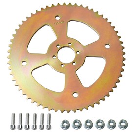 JNDO Mini Bike Sprocket 60T 420 Chain 6 Hole High Torque Rear Sporcket for Coleman CT100U B100 Baja Doodle Bug DB30 Monster Mega Moto Motovox MBX10