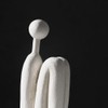 Decorative Bookends for Shelves，Bookends for Heavy Books Resinous Thinker Statue,Book