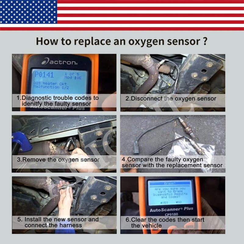 ACS 4PCS Upstream & Downstream Oxygen O2 Sensor OEM For