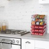 Atlantic Gravity-Fed Compact Double Canrack – Kitchen Organizer, Durable Steel