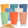 CAMBUY Wheat Straw Cup Unbreakable and Reusable Drinking Cups Eco-Friendly