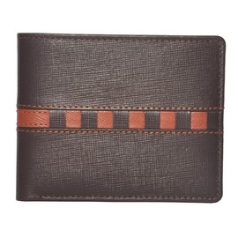 Full Grain Wallets for Men, Men's Leather Bifold Wallet with 12 Slots, RFID Blocking Wallet, Gifts for Men, Flip Out Design - Thin & Stylish with ID Window SD 029