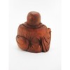 Ciffre Happy Buddha Sitting Wood Carved Ball 15 cm