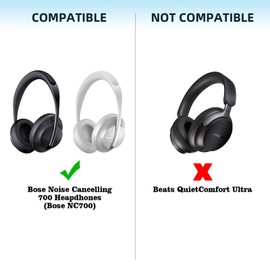 MusiDianTang Replacement Ear Cushions for Bose 700 (NC700) Wireless Headphones with Softer Protein Leather and High-Density Noise-Canceling Foam Ear Cushions (Blue)