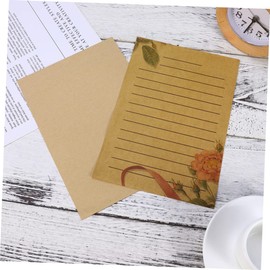 Parliky Retro Letter Writing Paper Set 6 Packs of Paper Vintage Stationery 48 Sheets for Writing Greeting Cards
