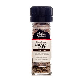 NIRVANA ORGANICS Himalayan Salt Pepper (Glass Grinder) 90g