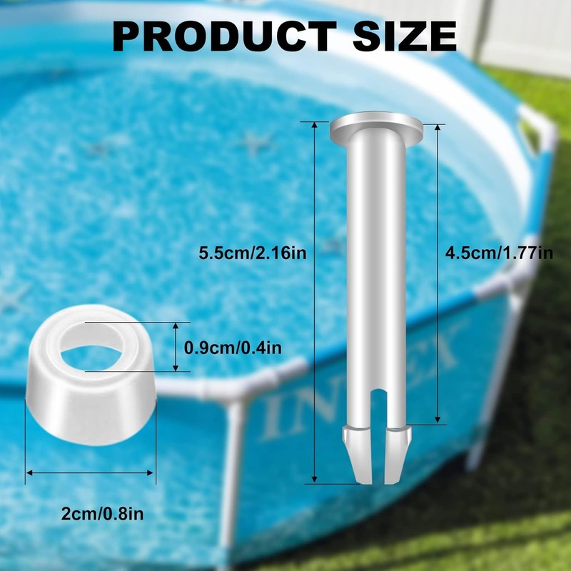 IHLOOTD Pool Joint Pins Pack of 20 Replacement Parts for