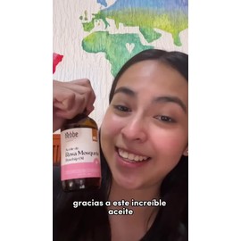 Aceite Rosa Mosqueta Serum Facial Dia Noche Tonico Anti Edad Contorno de Ojos para Todo Tipo de Piel Hebbe Cosmetics 100ml