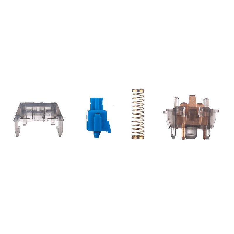 DUROCK Silent Linear Switches, Classic Blue Stem 5 Pins Silent
