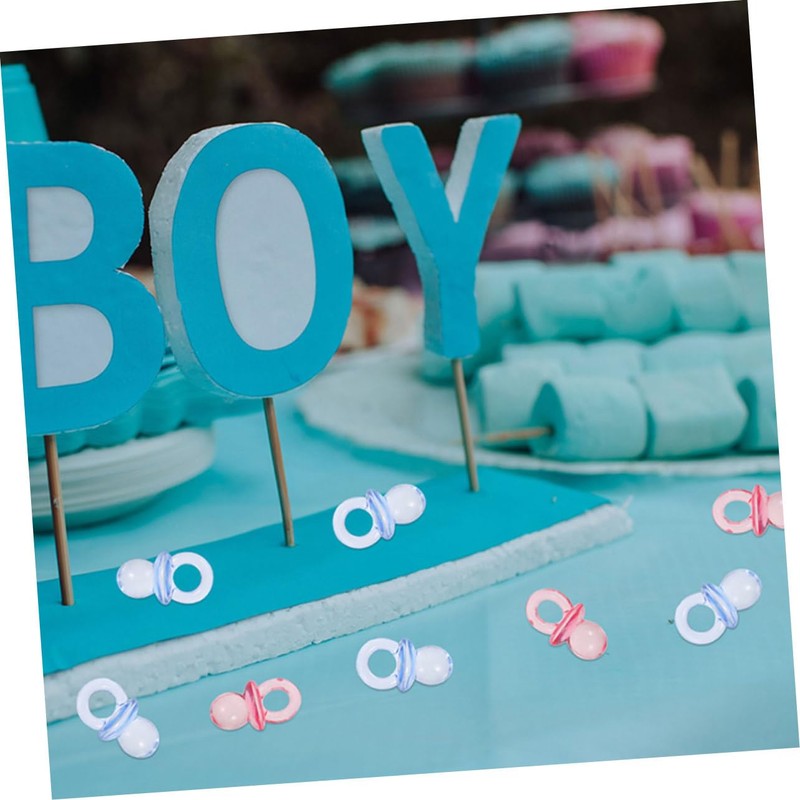 BESPORTBLE 150pcs Boys Girls Shower Game Decorations Mini Acrylic Pacifiers