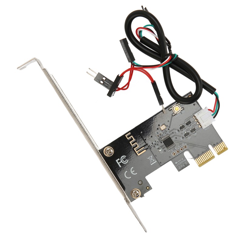 Computer Power Reset Switch PCIE Card Precise Control Thickened Gold