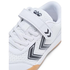 hummel MULTIPLAY Flex VC JR - Scarpe da Ginnastica, White/Black,