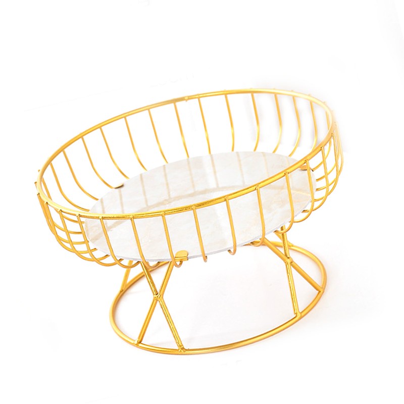 Countertop Fruit Bowl Multi Purpose Large Capacity Metal Wire Basket