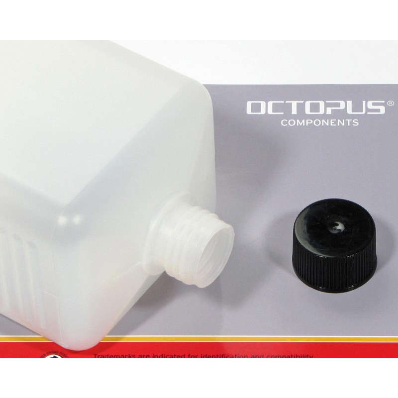 Octopus 10 x 1000 ml Plastic Bottles, HDPE Plastic Bottles