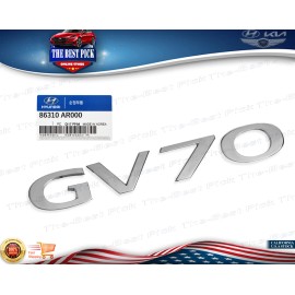 Genesis, Hyundai GENUINE Rear Emblem Trunk Lid Logo Mark Genesis GV70 2022-2023 86310AR000