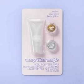 More Than Magic Make Your Own Body Glitter And Gel Silver & Gold DOUBLE PACK