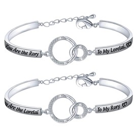 ENSIANTH Mother Daughter - Best Friend Gift Sister -You Are the Lorelai To My Rory Mother Daughter Keychain Set (Rory Lorelai SC)
