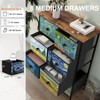 EXOTICA Tall Dresser with 8 Drawer for Bedroom Narrow Van
