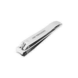 GMI TWEEZERS Nail Clippers Set, Sharp Stainless Steel Fingernail Clipper & Toenail Clippers, Black Nail Cutter (Silver)