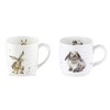 Wrendale Mugs - Good Hare Day & Rosie - Twin