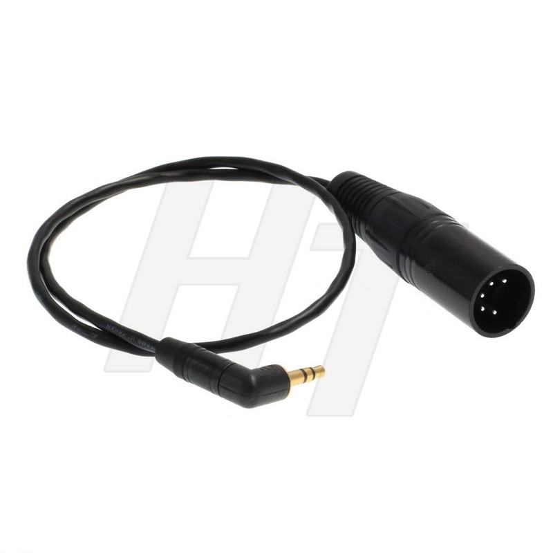 HangTon 3.5mm TRS Stereo XLR 5 Pin Male Audio Input