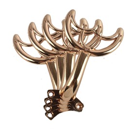 42’’ Replacement Ceiling Fan Blades Arms,Ceiling Fan Blade Arms,Ceiling Fan Replacement Blades,Ceiling Fan Blade Brackets,Shell Shaped Blade Arm,Blades For Socket Fan Arms, Blade arm.（4pc） (golden)