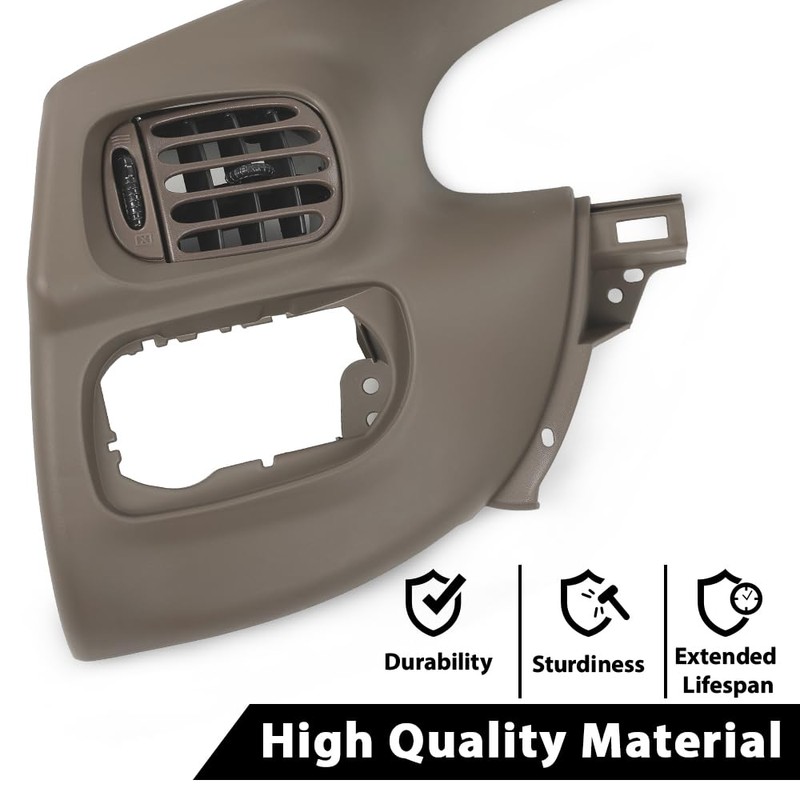DOTCOM Dash Gauge Front Upper Instrument Cluster Bezel Trim w/