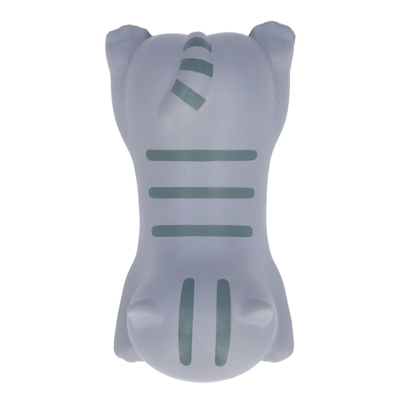 Dpofirs Mouse Wrist Rest, Ergonomic Grey Cat, Cartoonish, Polyurethane (PU)