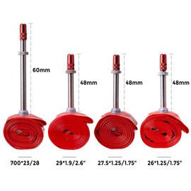 HEIYE Bicycle Inner Tube 2 Pack Bicycle Inner Tube Ultralight TPU Road Bicycle Inner Tube Tire French Valve