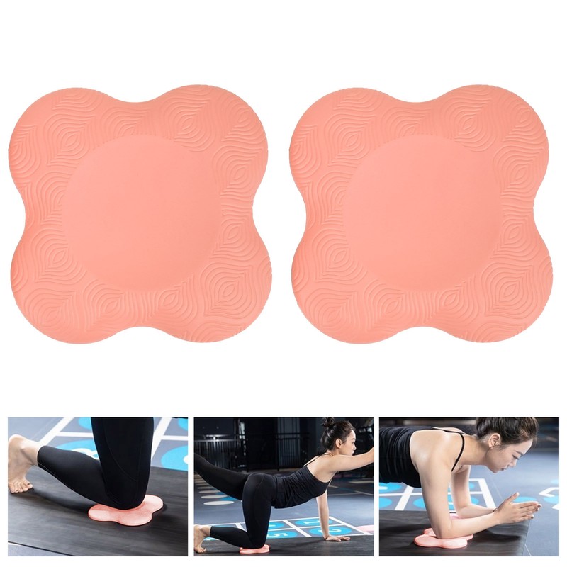 2Pcs Yoga Workout Knee Elbow Training Pad PU Cushion Exercise