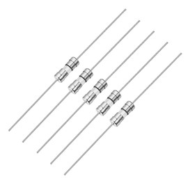 Fielect 20Pcs Slow Blow Fuse 250V 2.5A Slow Blow Axial Lead Time Delay Fuse Glass Fuses 3.6x10mm (T2.5A)