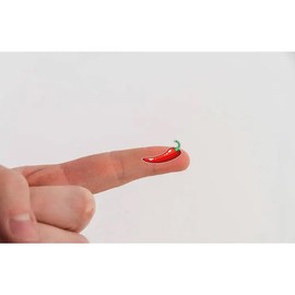 Spicy Red Chili Pepper Stickers Spicy Level Indicator Labels Grocery Store Food Warning Labels for Food Packaging,Restaurants,300 Pcs