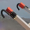 2 Pcs Telescoping Ladder Hook Stabilizers, Aluminum Alloy Ladder Roof