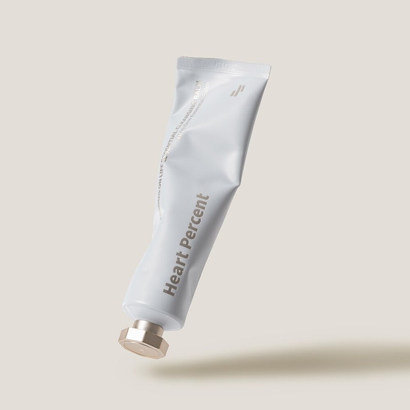 Heart Percent Commas On Life Essential Cleansing Balm - Heart