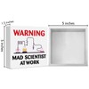 Mad Scientist Decorations Classroom Science Sign, Chemistry Laboratory Classroom Wooden