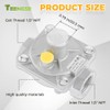 TEENGSE 1/2" Natural Gas and Liquefied Interchange Pressure Regulator, Natural